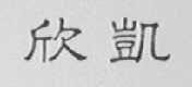 欣凯