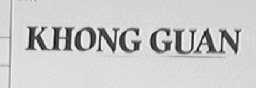 KHONG GUAN
