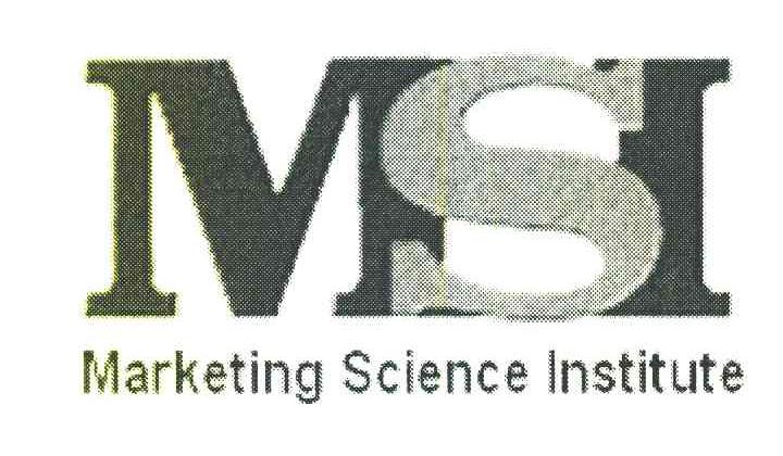 MSI MARKETING SCIENCE INSTITUTE