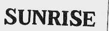 SUNRISE