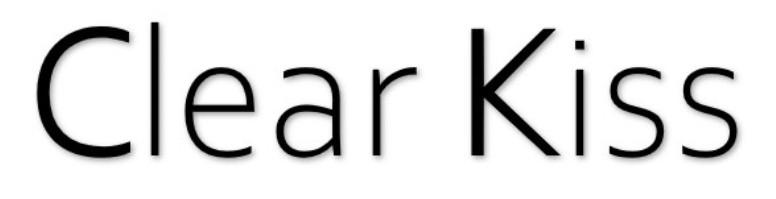 CLEAR KISS