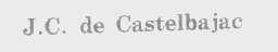 J.C. DE CASTELBAJAC