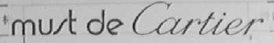 MUSTDE CARTIER