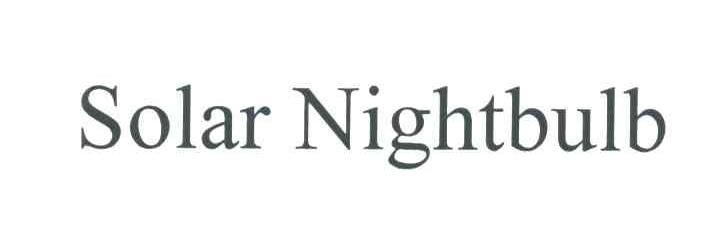 SOLAR NIGHT BULB