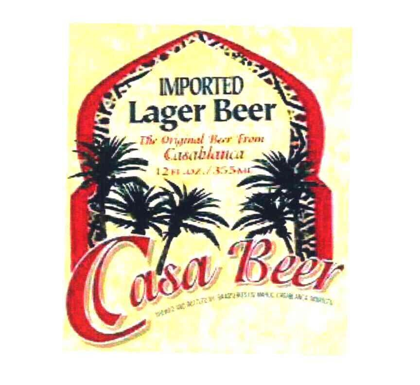 IMPORTED LAGER BEER CASA BEER