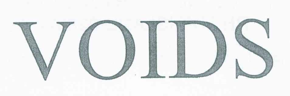 VOIDS