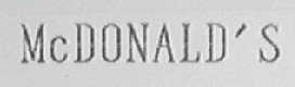 MCDONALD`S
