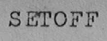 SETOFF