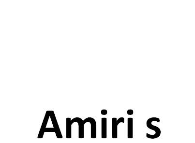 AMIRI S