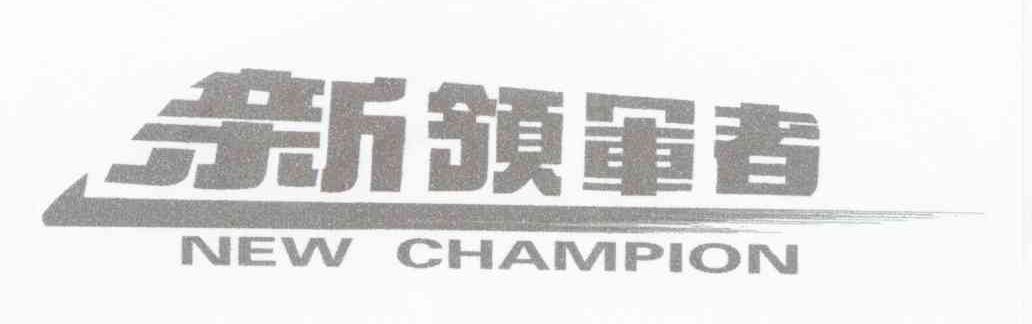 新领军者 NEW CHAMPION