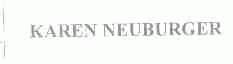 KAREN NEUBURGER