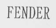 FENDER