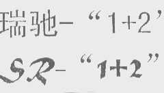 瑞驰-&ldquo;1+2&rdquo;  SR