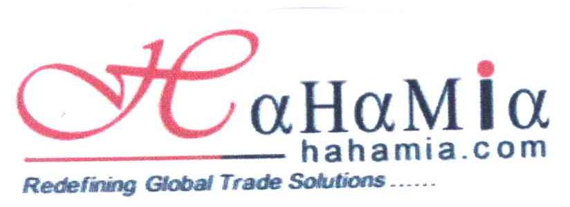 AHAMIA HAHAMIA.COM REDEFINING GLOBALTRADE SOLUTIONS H