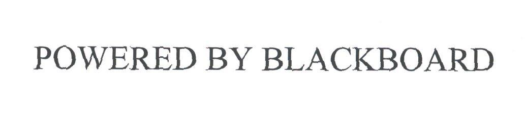 POWERED BY BLACKBOARD