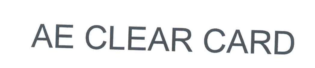 AE CLEAR CARD