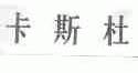 卡斯杜