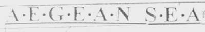 A.E.G.E.A.N S.E.A