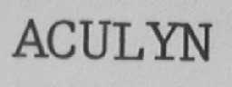 ACULYN