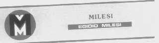 MILESI EGIDIO MILESI   MILESI   EGIDIO MILESI