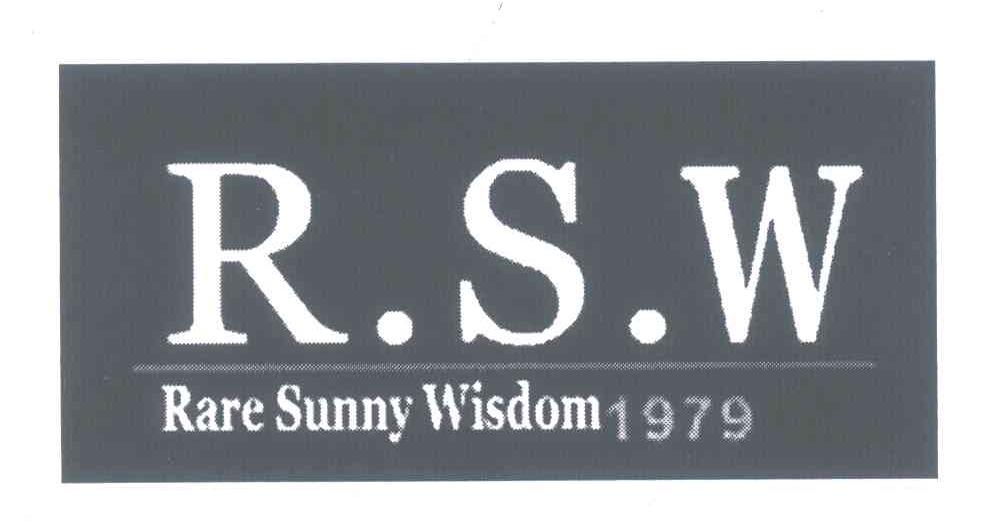 R.S.W RARE SUNNY WISDOM1979