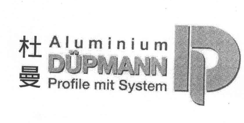 杜曼 ALUMINUM DUPMANN PROFILE MIT SYSTEM IP