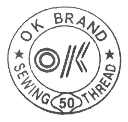 OK BRAND SEWING50THREAD OK