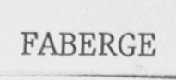 FABERGE
