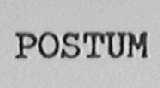 POSTUM