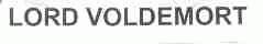 LORD VOLDEMORT