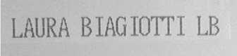 LAURA BIAGIOTTI LB