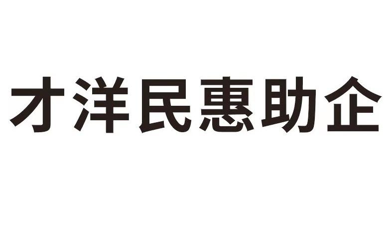 才洋民惠助企