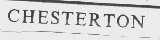 CHESTERTON
