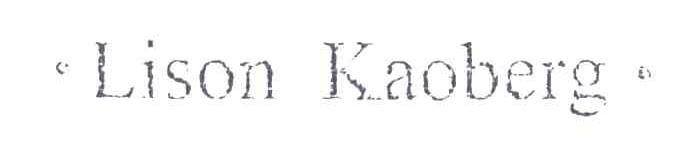 LISON KAOBERG