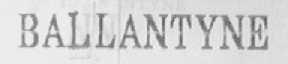 BALLANTYNE