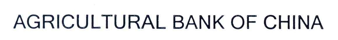 AGRICULTURAL BANK OF CHINA