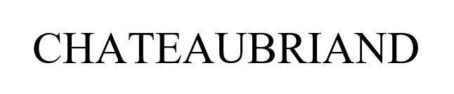 CHATEAUBRIAND