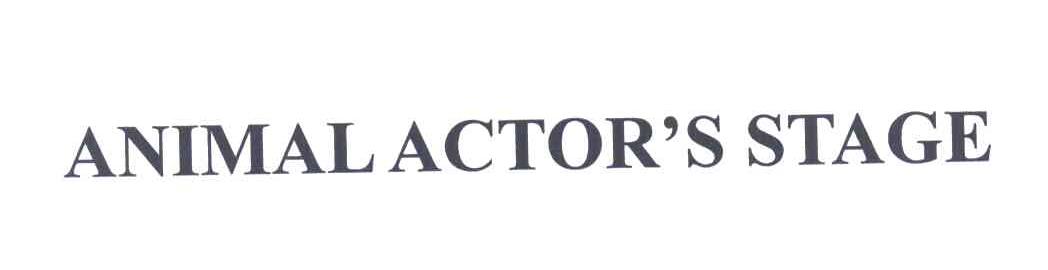 ANIMAL ACTOR S STAGE