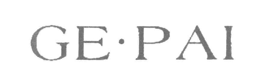 GE&middot;PAI