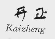 开正