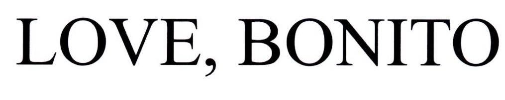 LOVE，BONITO