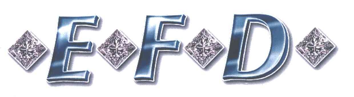 E F D