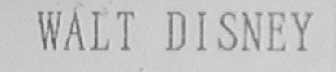 WALT DISNEY
