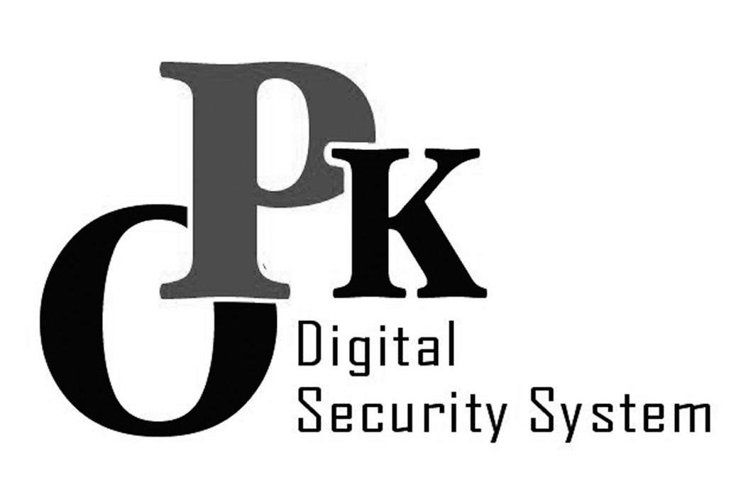 OPK DIGITAL SECURITY SYSTEM