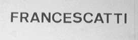 FRANCESCATTI