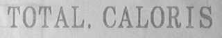 TOTAL CALORIS