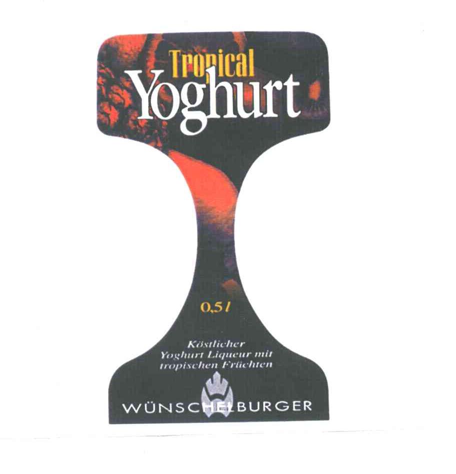 TROPICAL YOGHURT KUSTLICHER LIQUEUR MIT TROPISCHEN FRUCHTEN WUNSCHELBURGER