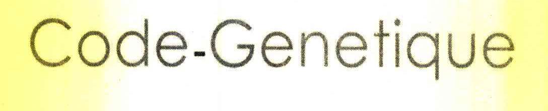 CODE-GENETIQUE