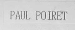 PAUL POIRET