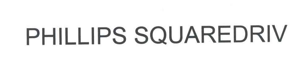 PHILLIPS SQUAREDRIV